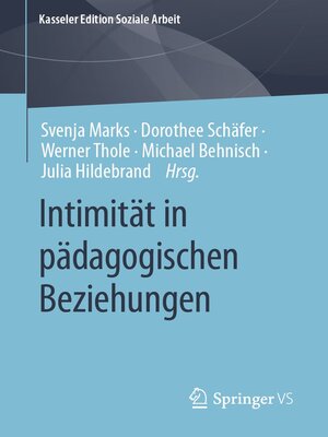 cover image of Intimität in pädagogischen Beziehungen